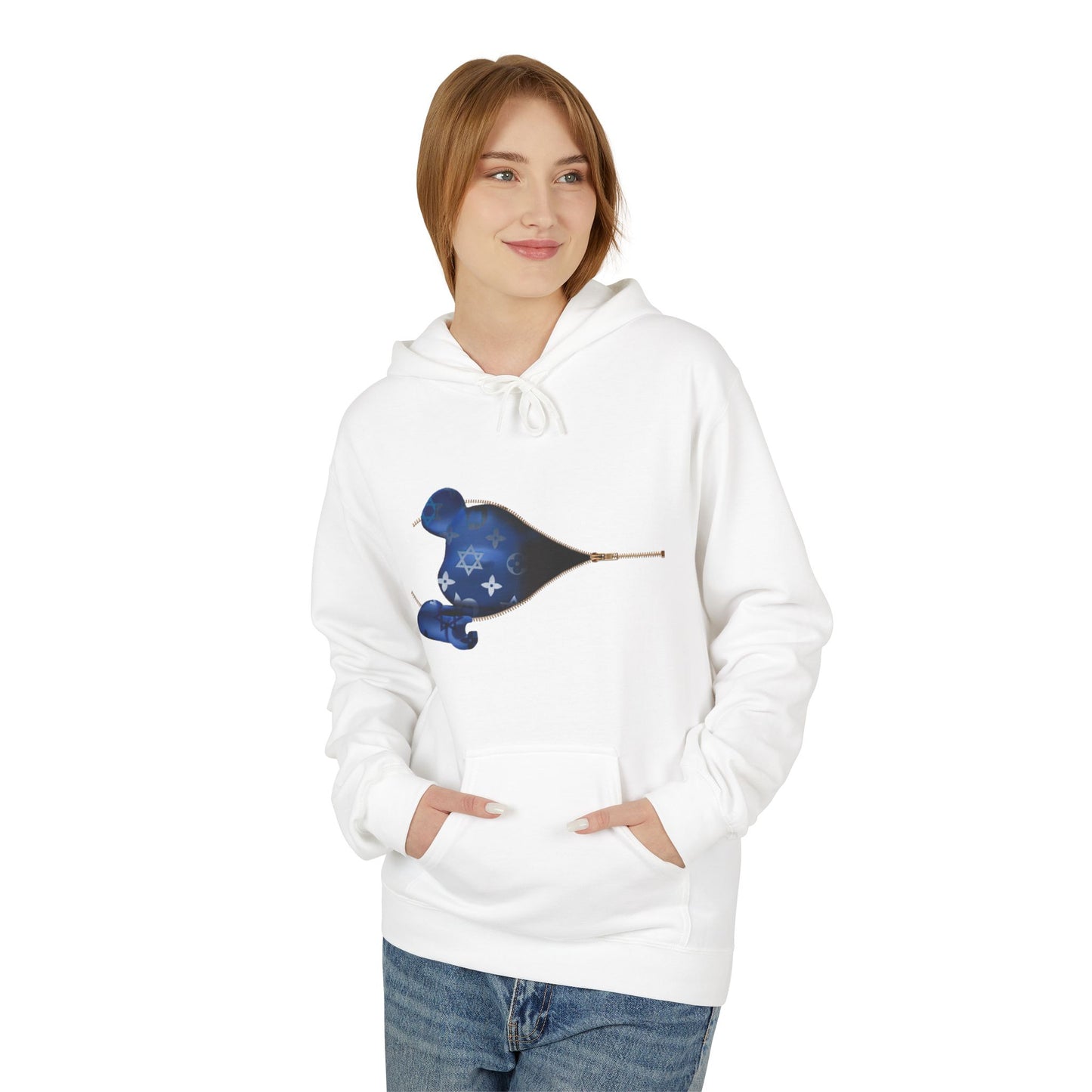 Zipper Bear Brick Softstyle Hoodie