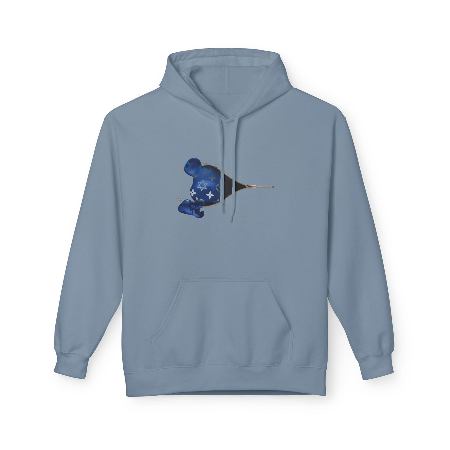 Zipper Bear Brick Softstyle Hoodie