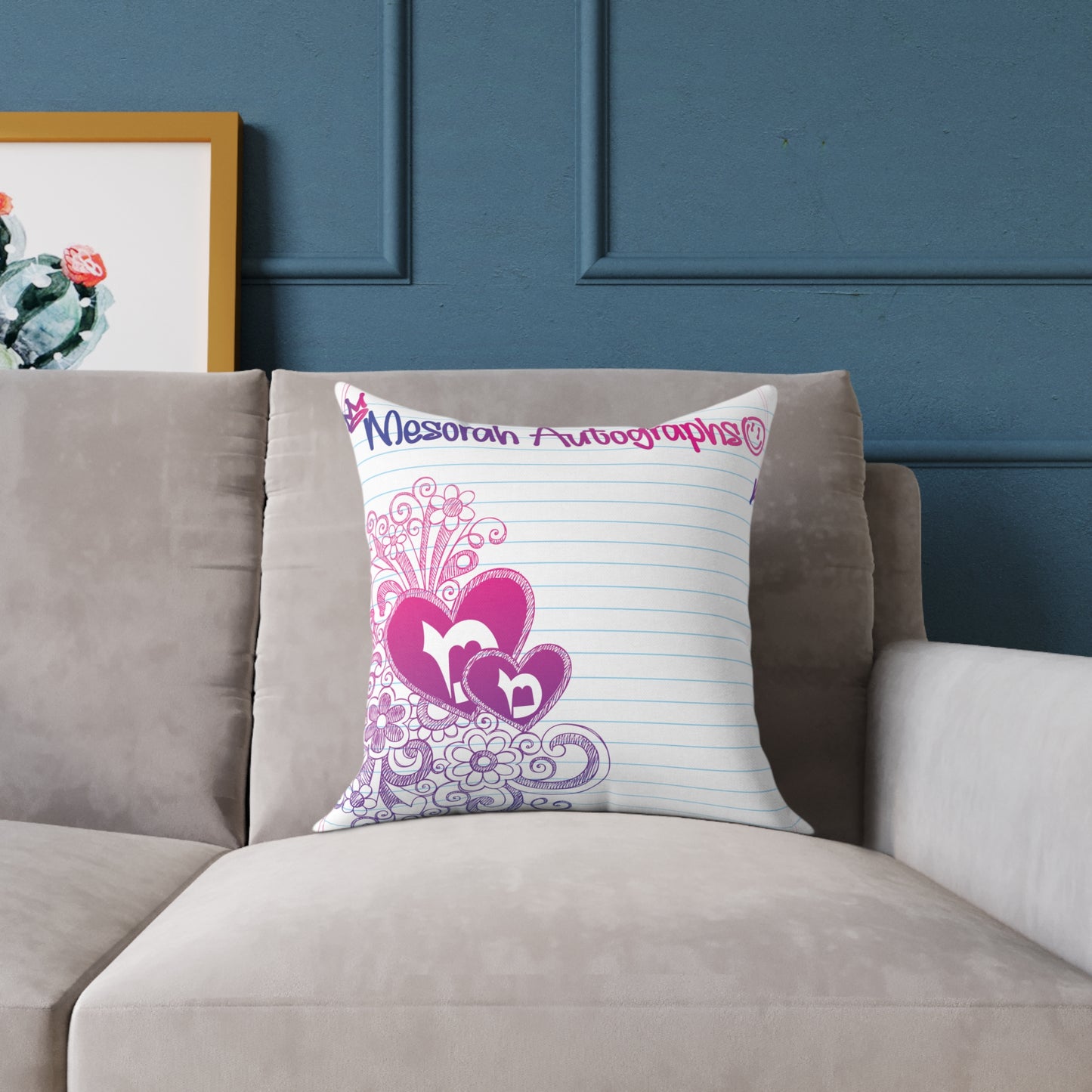 Mesorah Sketch Book Pillow