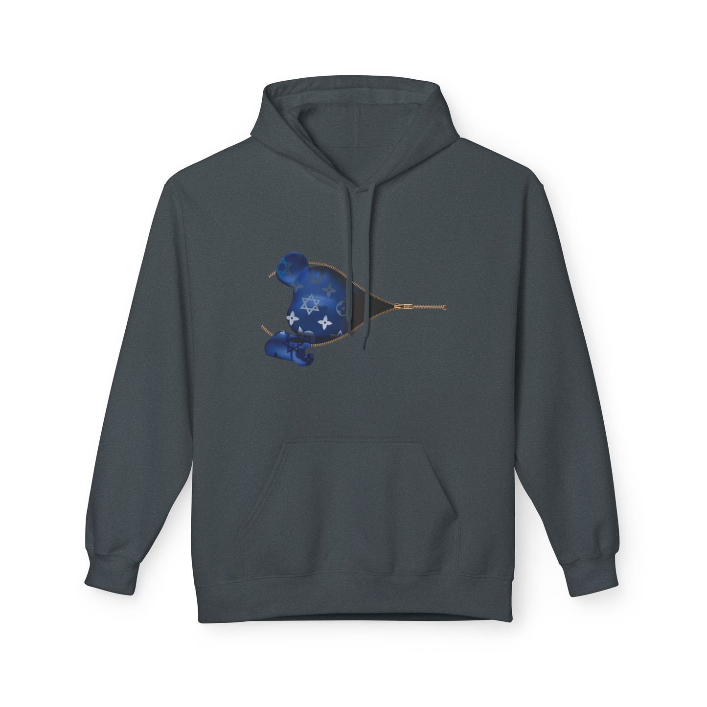Zipper Bear Brick Softstyle Hoodie