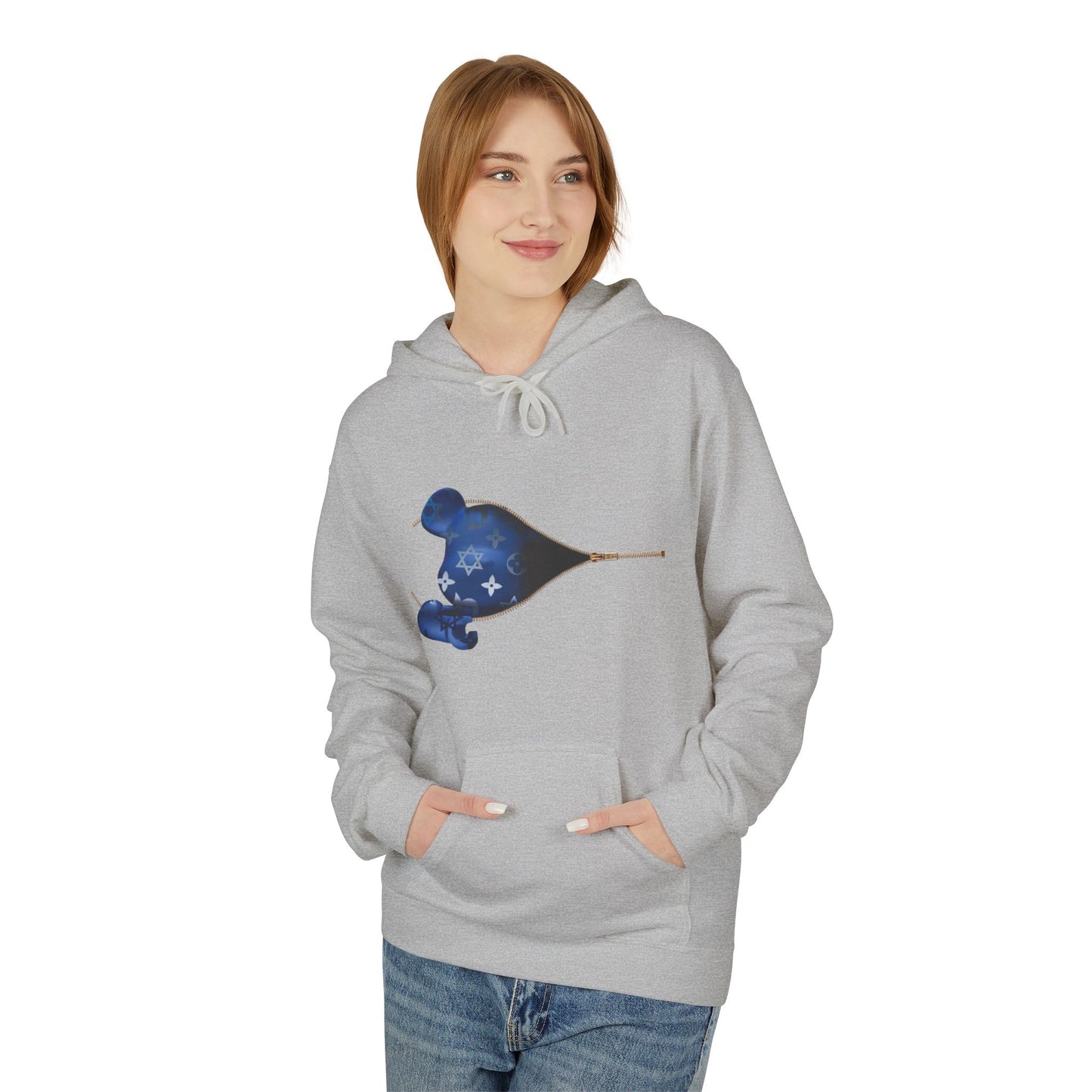 Zipper Bear Brick Softstyle Hoodie