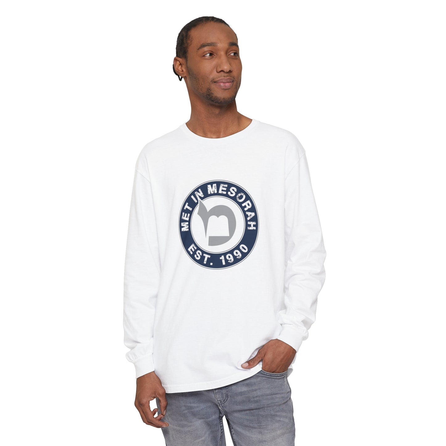 Met in Mesorah! Long Sleeve T-Shirt