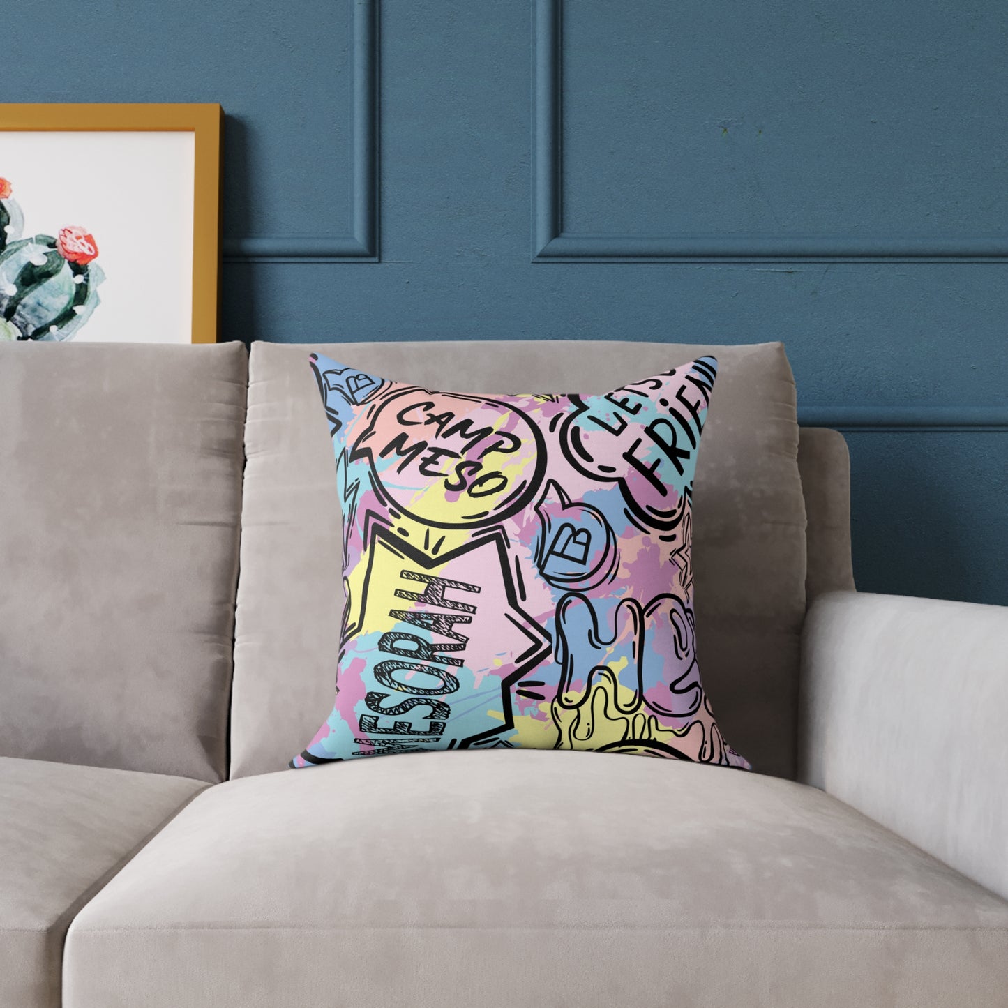 Mesorah Paint Pillow